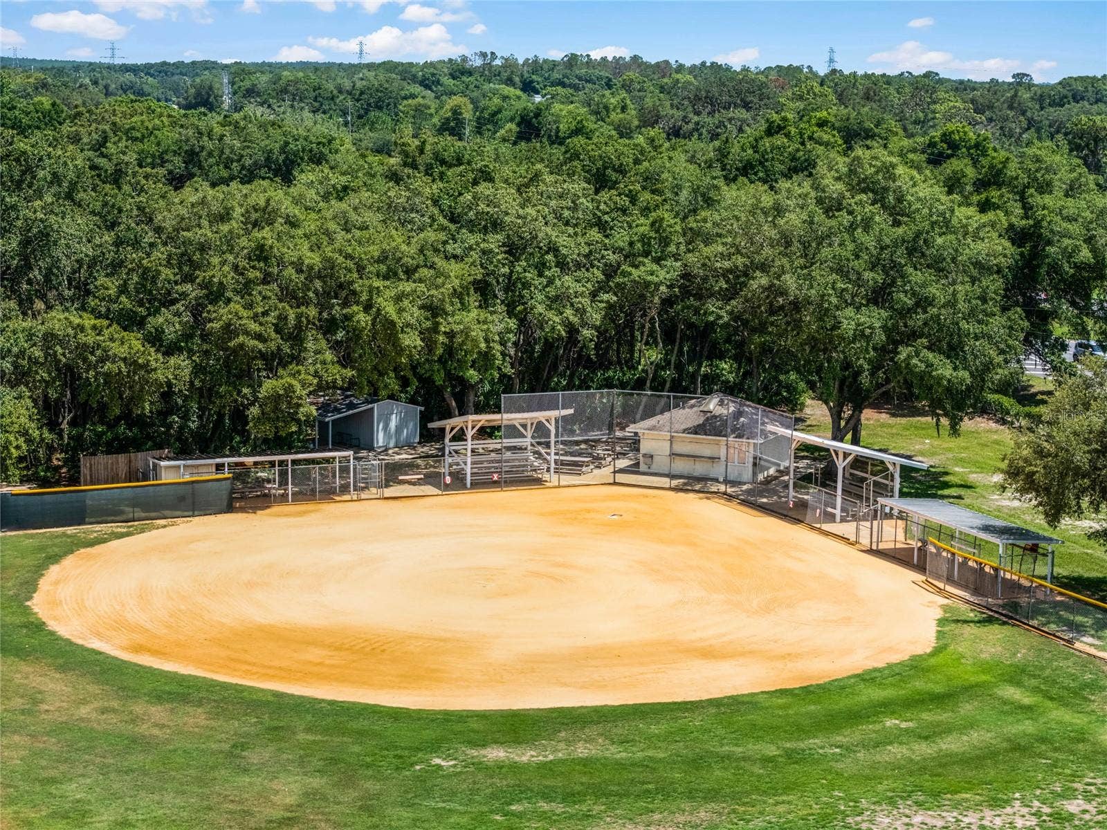 Softball field- Highland Lakes very own "Field of Dreams". Join our league or simple enjoy the game from the stands