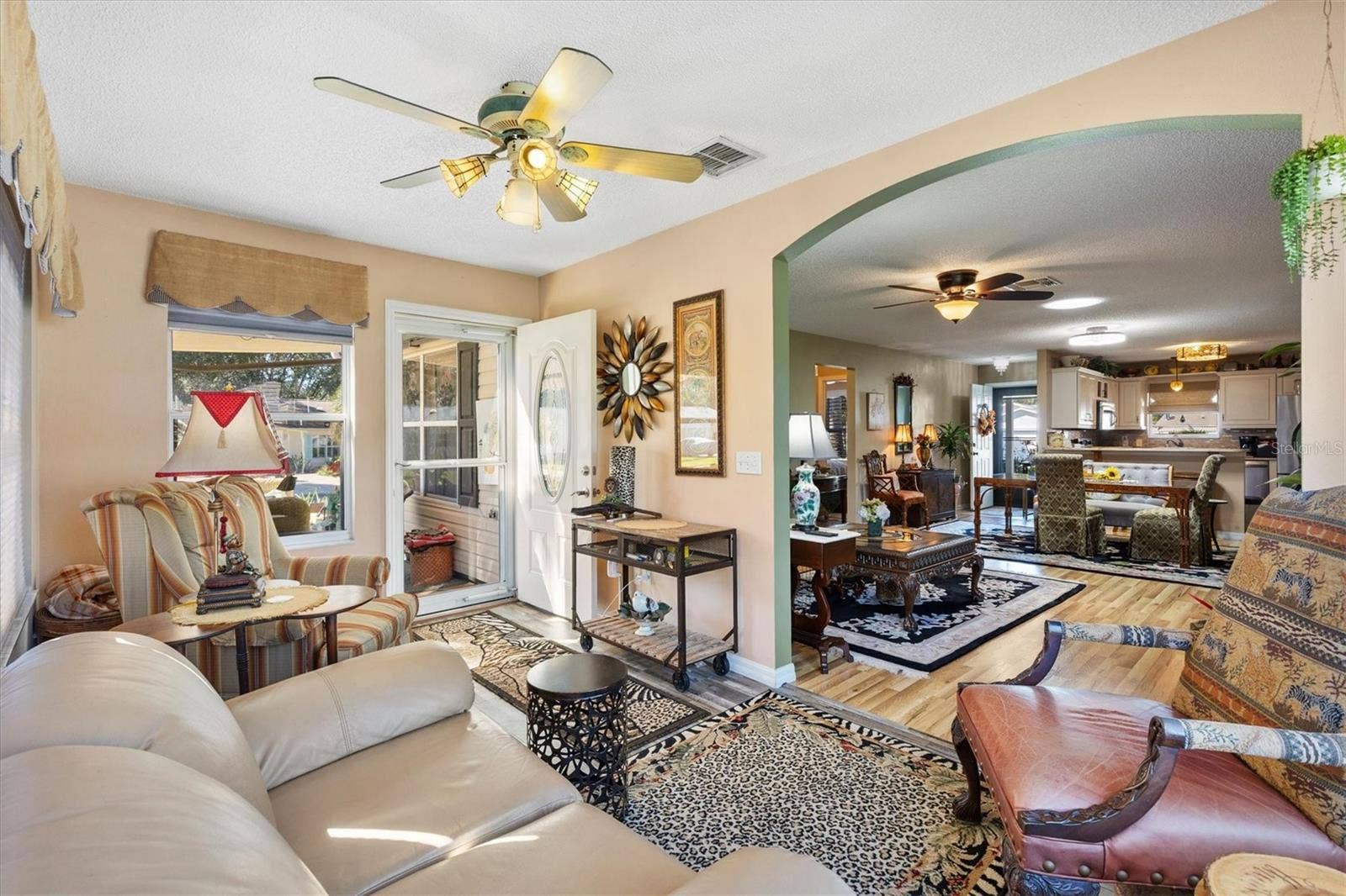 2022 CRISTO ROAD, The Villages, FL 32159 View to home from the enclosed Florida room