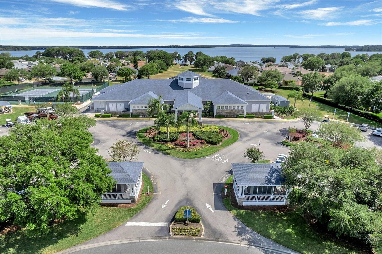 4900 CANOE COURT, Tavares, FL 32778 Clubhouse with the lake in view.