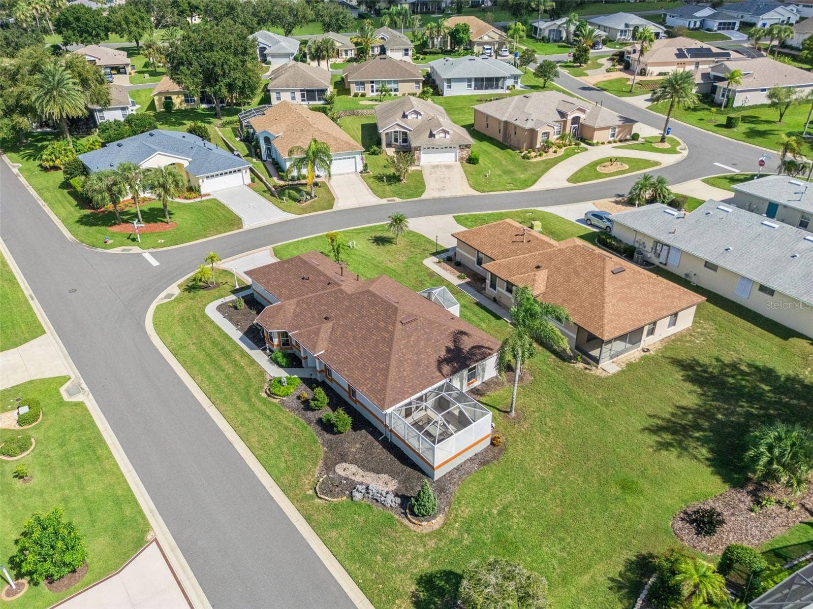 4900 CANOE COURT, Tavares, FL 32778 Aerial view from Seven Seas Dr.