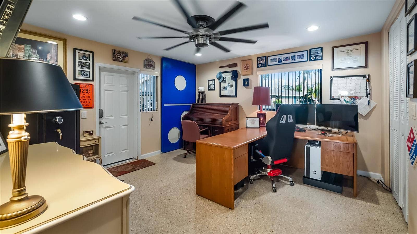 1730 NITA PLACE, Clermont, FL 34711 Guest bedroom being used as an office. Private entry off the carport