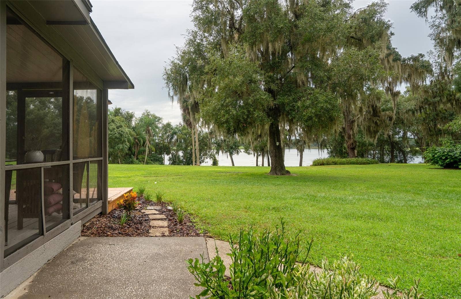35935 NOLEN LANE, Eustis, FL 32736 Looking at lake from side patio.