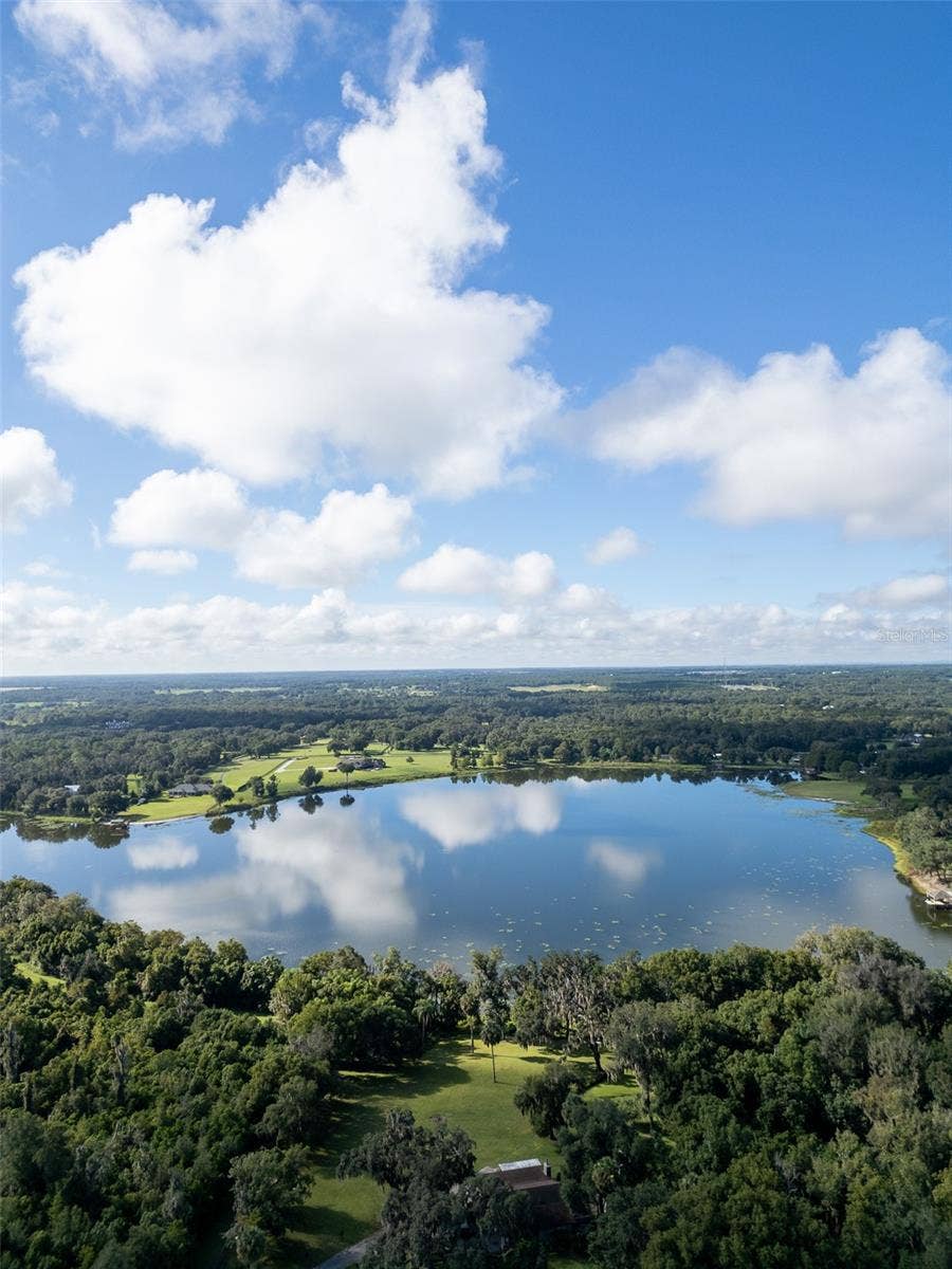 35935 NOLEN LANE, Eustis, FL 32736 Arial of property and Lake