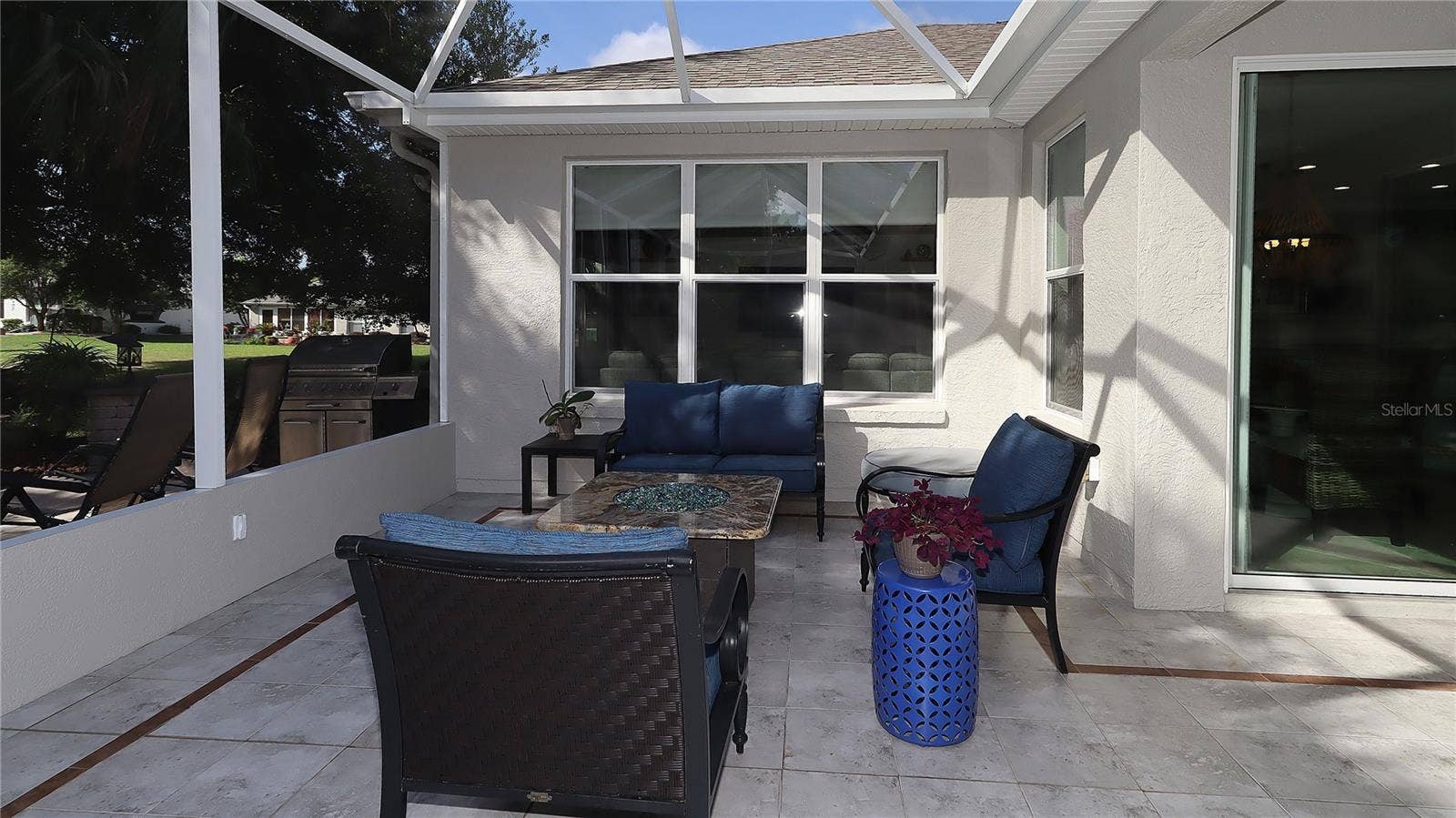 8724 SE 130TH LOOP, Summerfield, FL 34491 Lanai - Gas Line to the Grill. No propane.