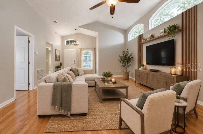 3675 EVERSHOLT STREET, Clermont, FL 34711 Virtually Staged Family Room