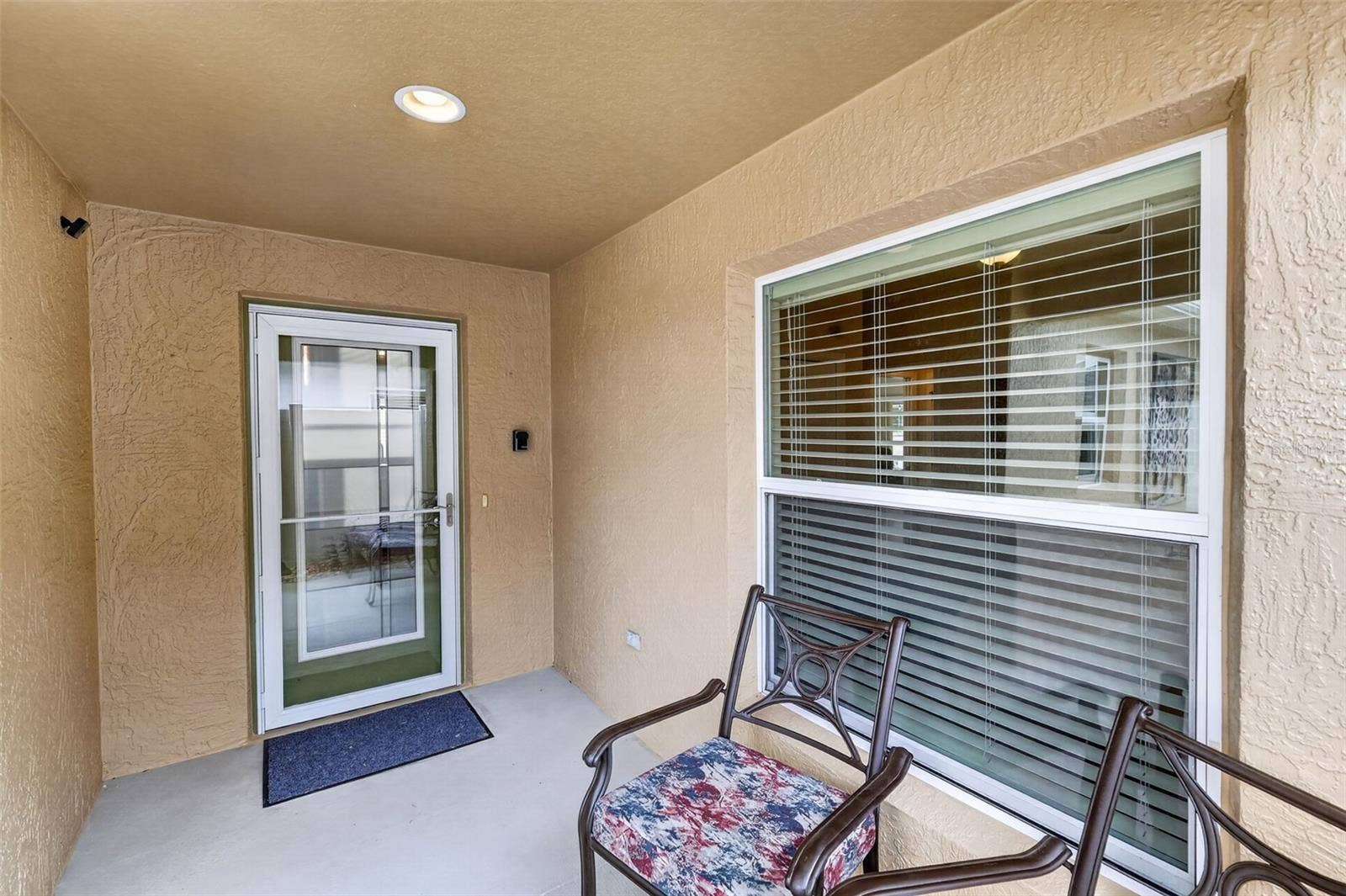 3435 ALLISON PLACE, The Villages, FL 32163 Front Porch - Leaded Glass Front Door