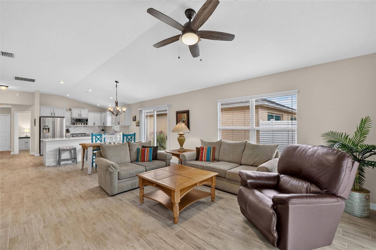 3435 ALLISON PLACE, The Villages, FL 32163 View from the Living Room looking toward the Kitchen