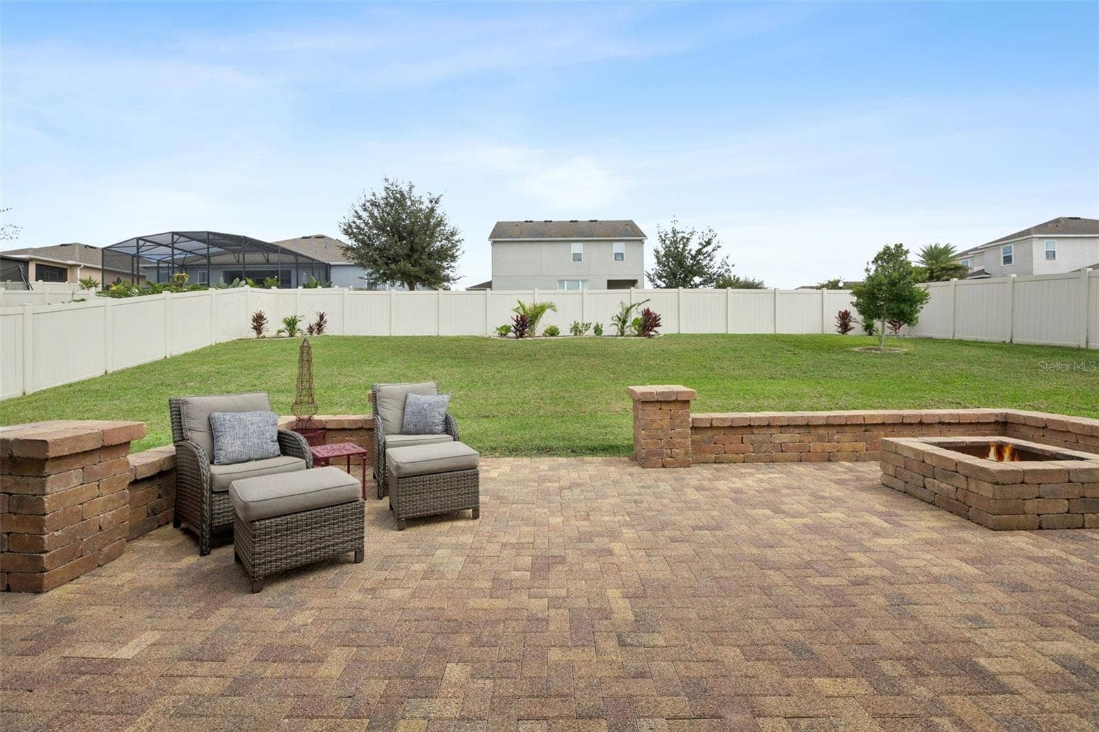 Extended Patio & Backyard