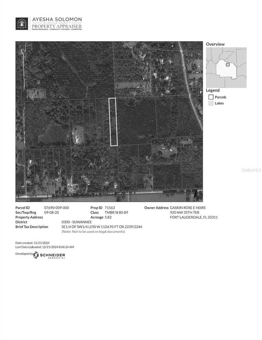 Property photo for 00000 NE 164 AVENUE, Gainesville, FL