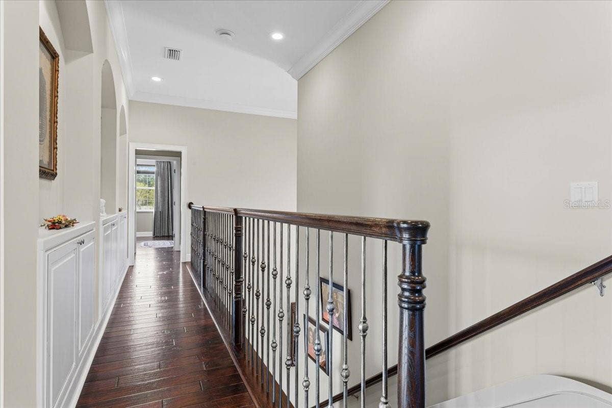 10401 NW 153RD TERRACE, Alachua, FL 32615 Upstairs landing with custom built-ins