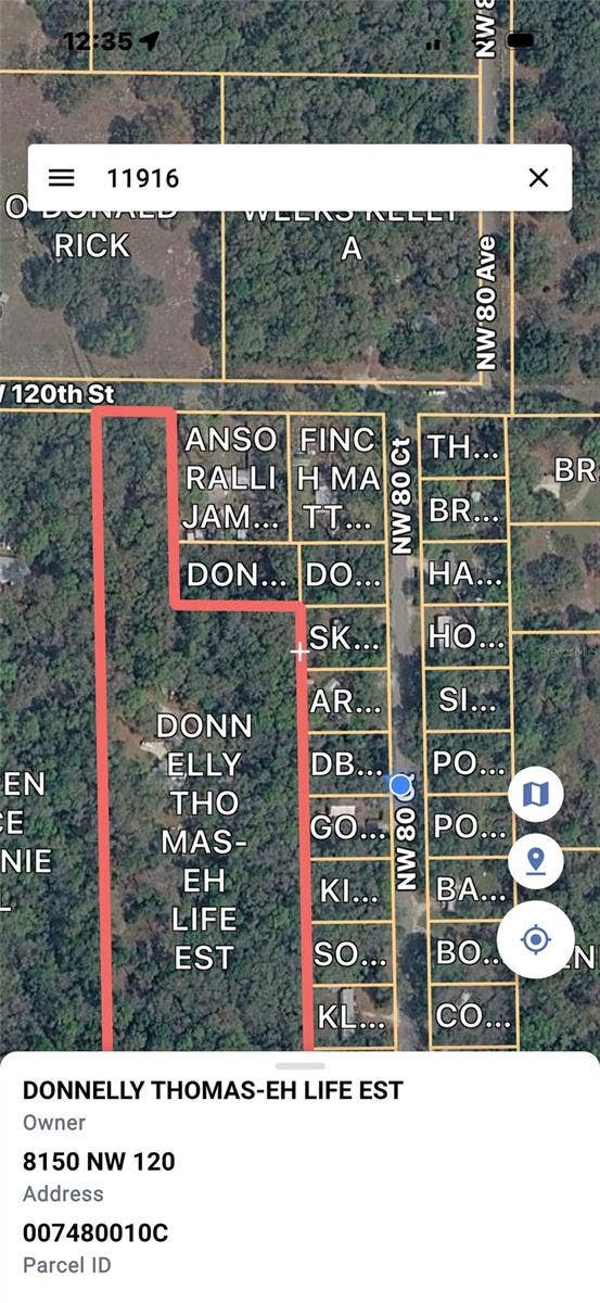 Property photo for 11916 NW 80TH COURT, Chiefland, FL
