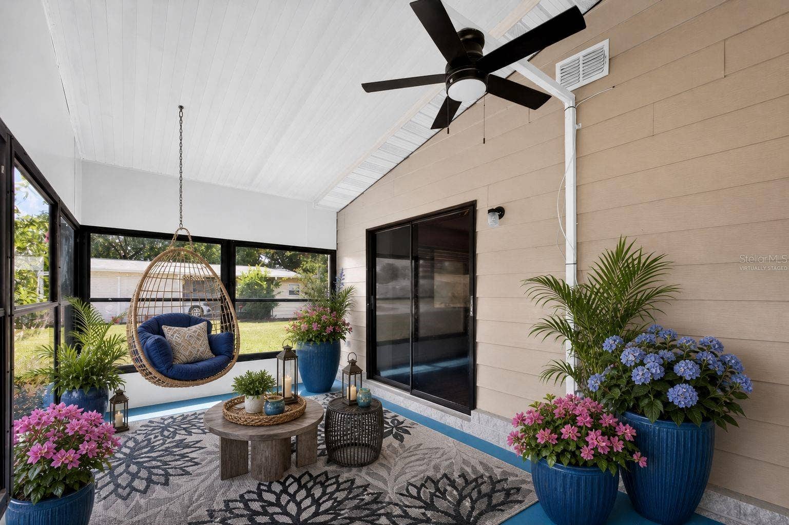 8972 SW 103RD LANE, Ocala, FL 34481 Enclosed Porch Virtually Staged