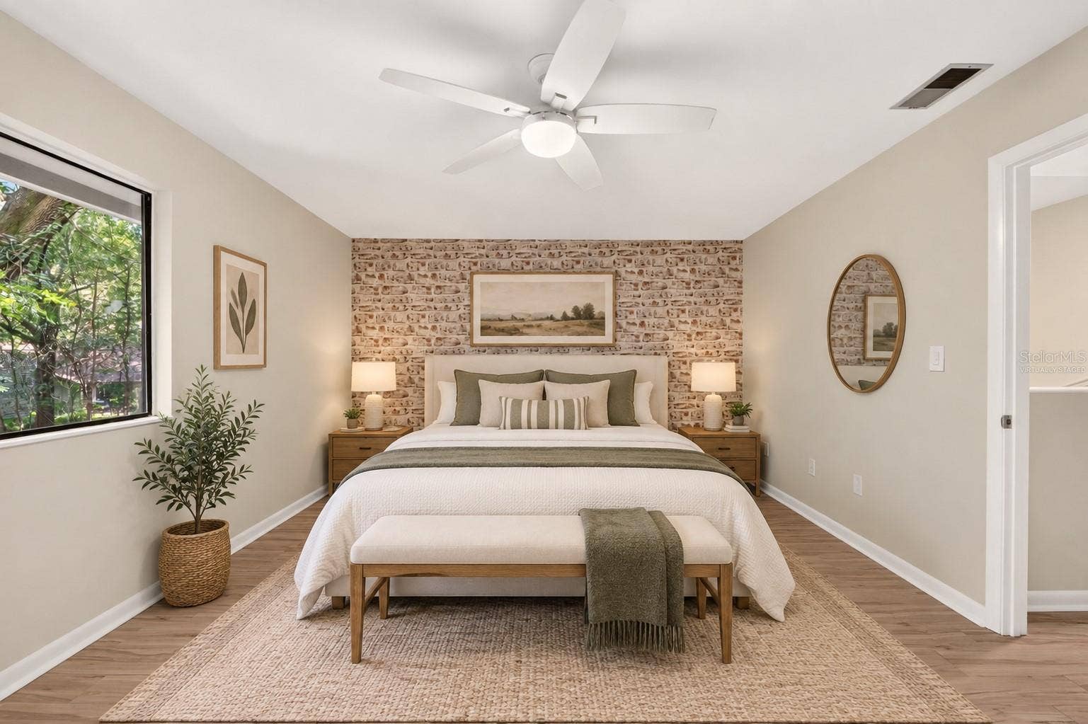 4411 BLACK FOREST WAY, Gainesville, FL 32605 virtually staged primary bedroom