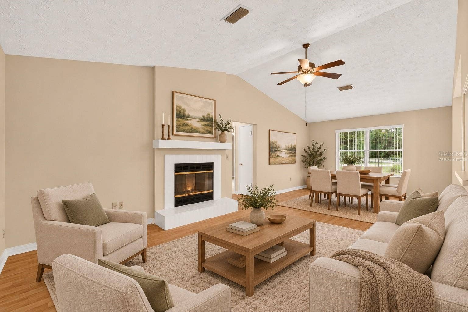Great Room Virtually Staged