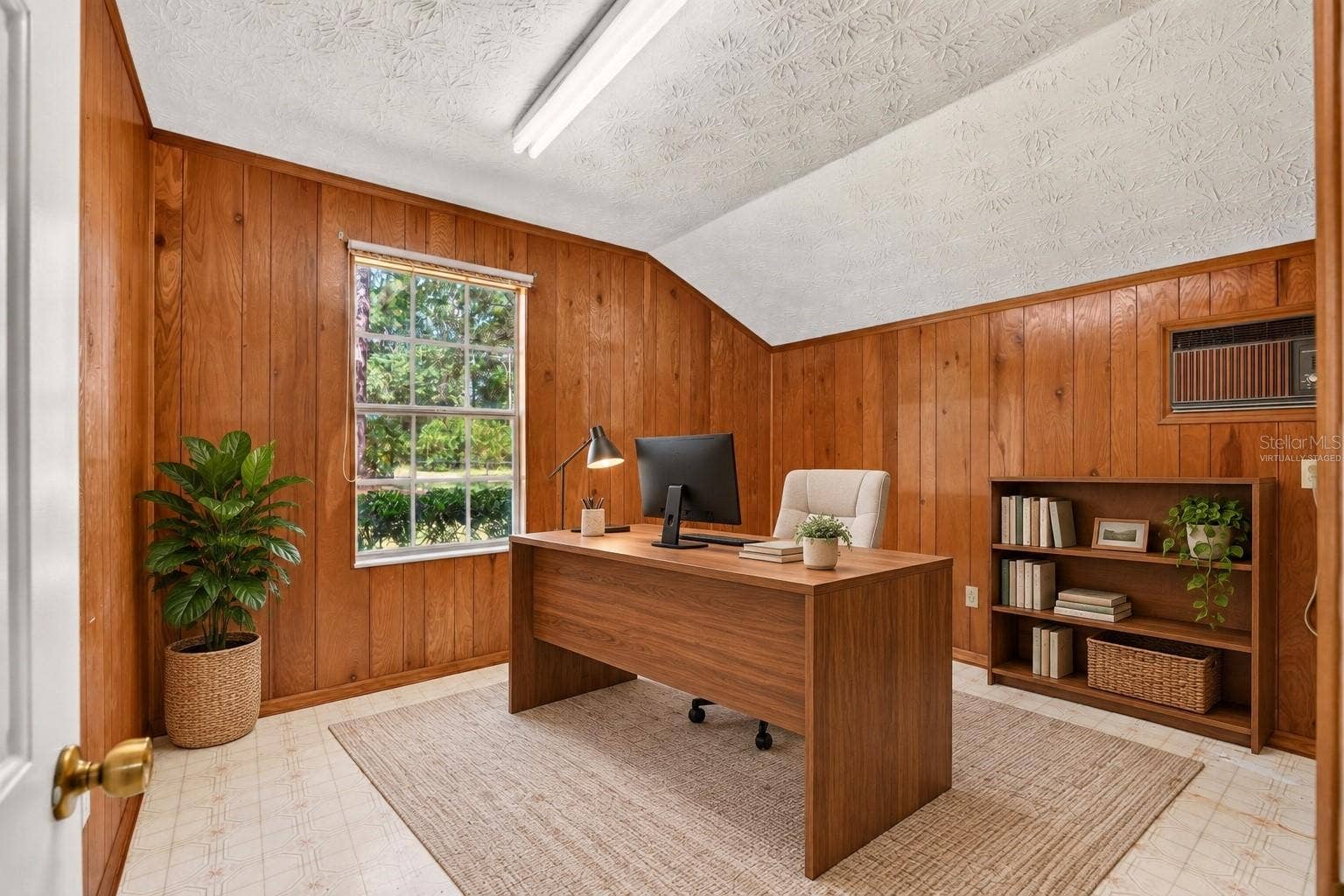 Office IN GARAGEVirtually Staged