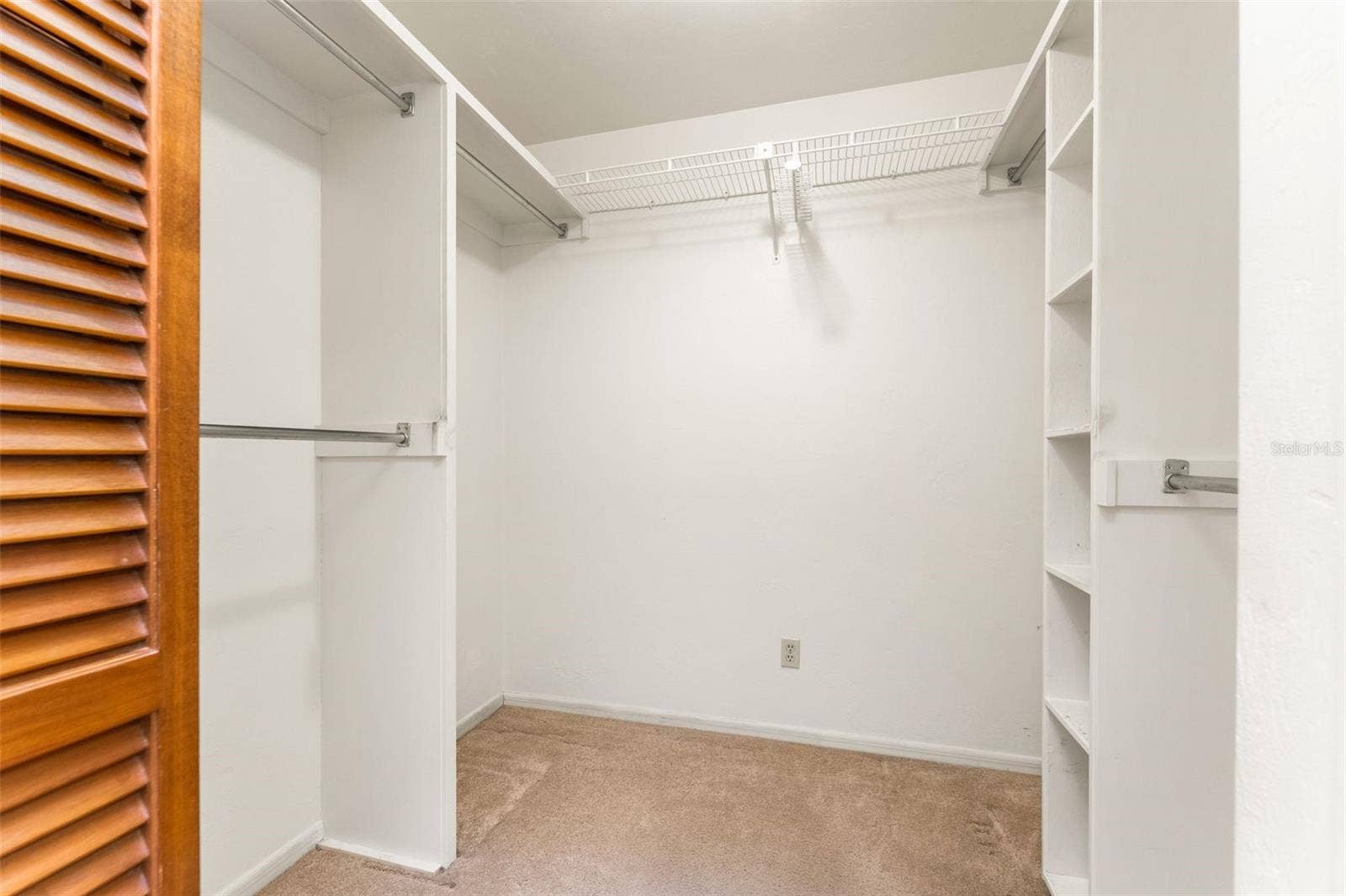 Primary walk in closet