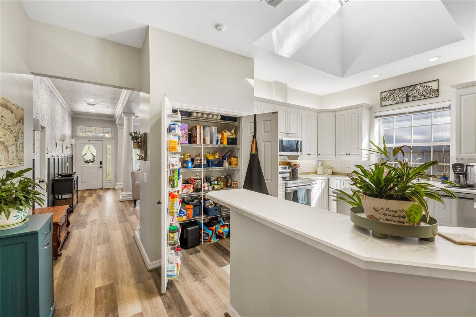 Pantry and breakfast bar