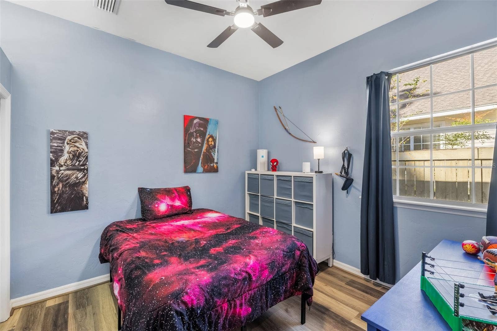 One of 2 secondary bedrooms downstairs