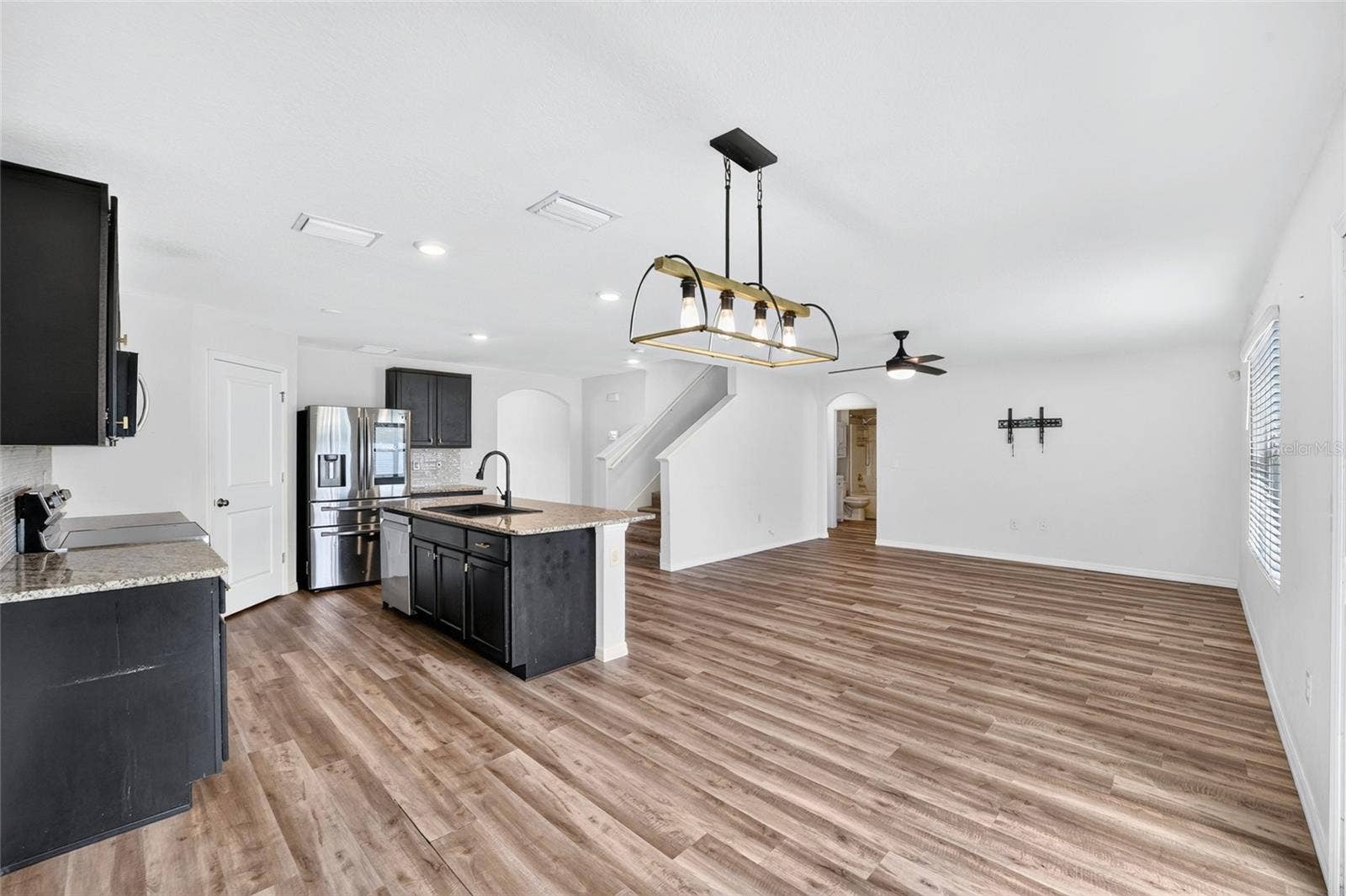 Large open floor plan