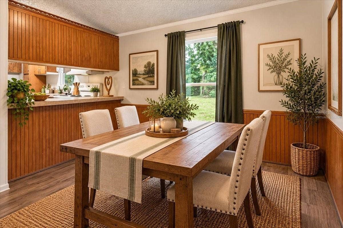 7030 NW 167TH PLACE, Trenton, FL 32693 Dining area virtually staged