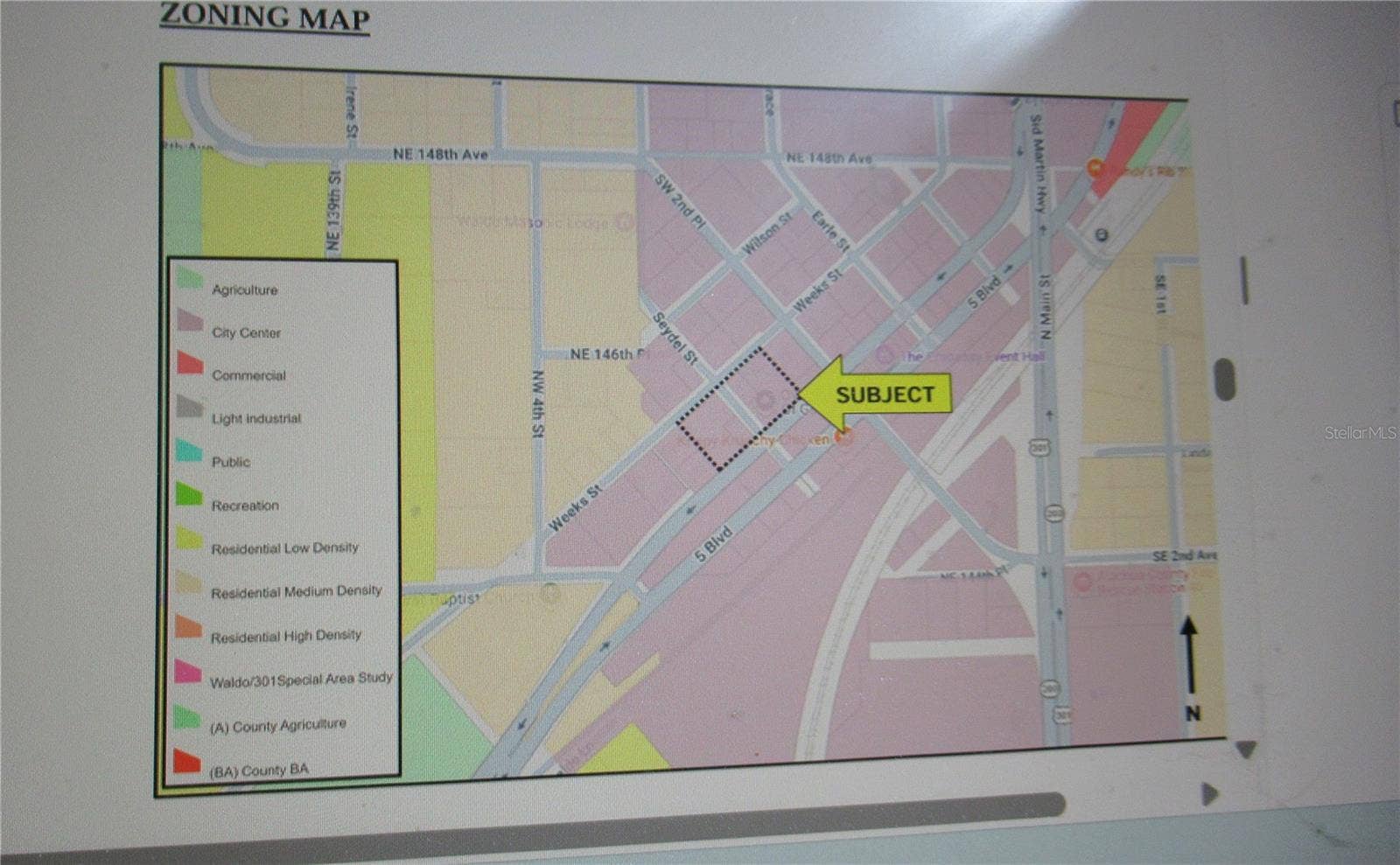 14562 KENNARD STREET, Waldo, FL 32694 Zopning Map