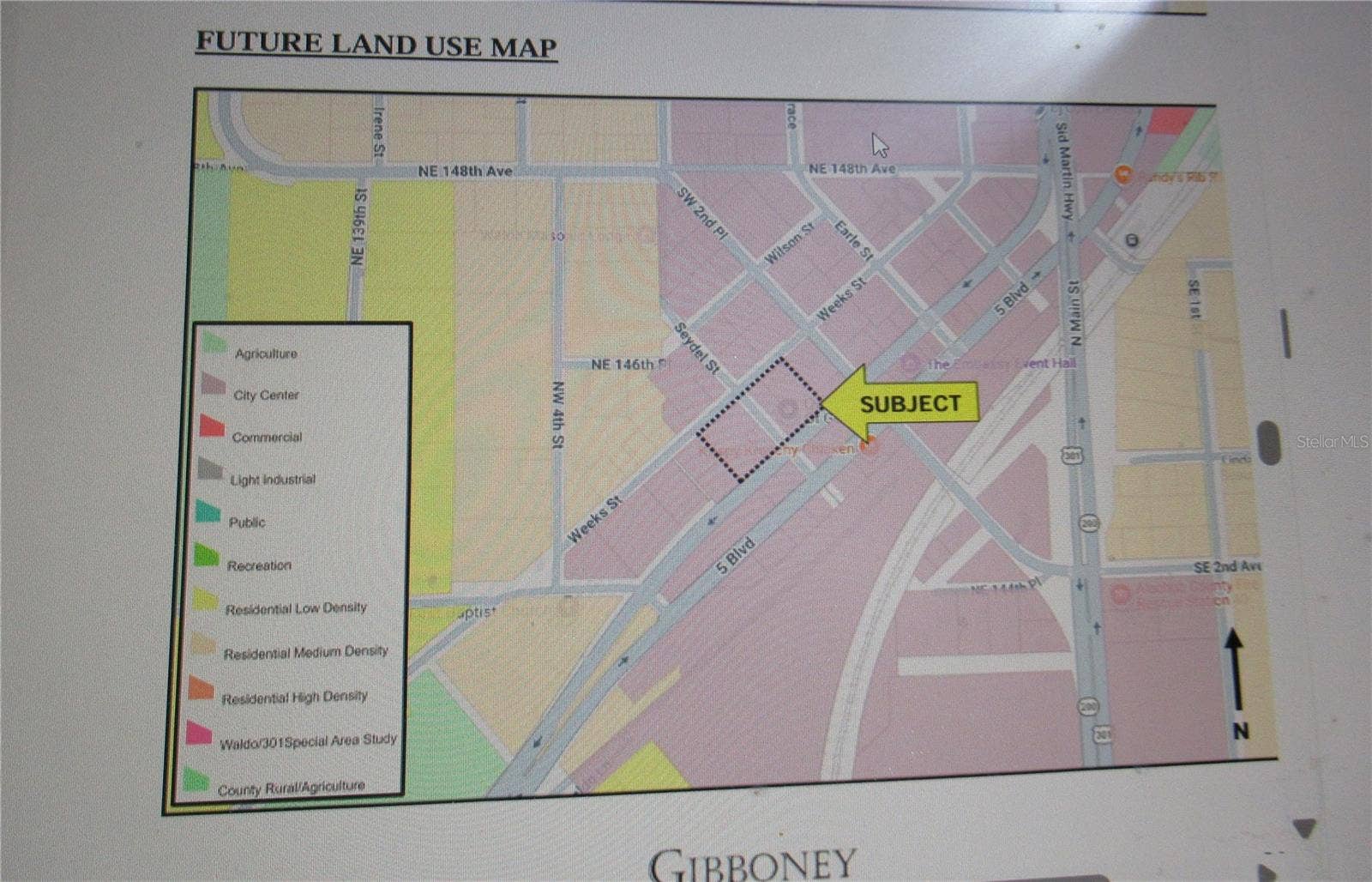 14562 KENNARD STREET, Waldo, FL 32694 Future Land Plan Map