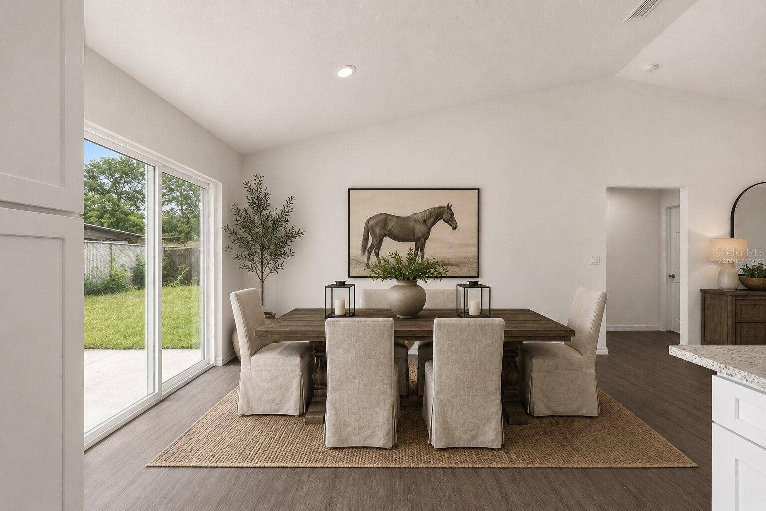 14421 SW 77TH AVENUE, Ocala, FL 34473 Virtually Staged Dining Area
