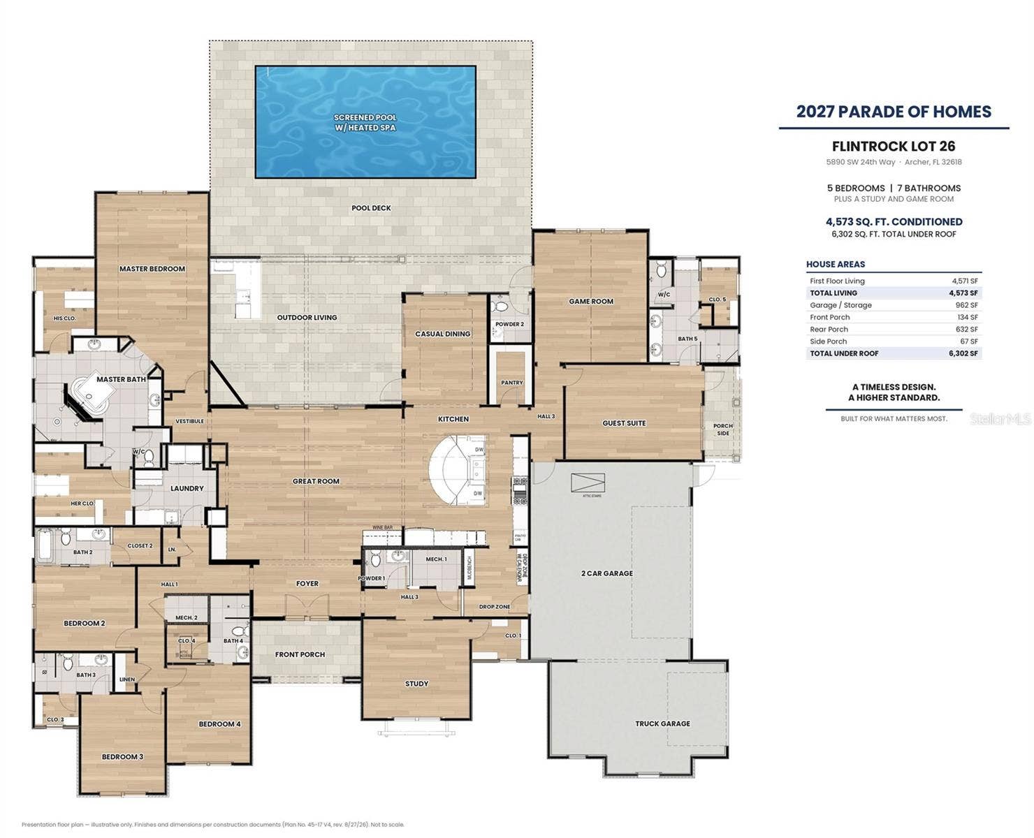 5890 SW 124TH WAY, Archer, FL 32618 Floor Plan