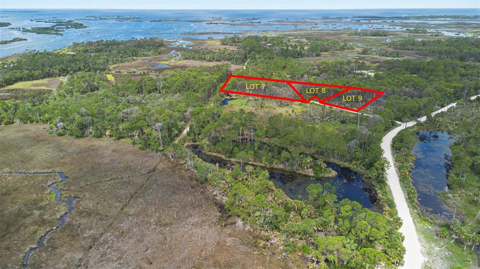 00 SW 104 STREET, #LOT 7, Cedar Key, FL 32625 AERIAL LOTS 7,8,9