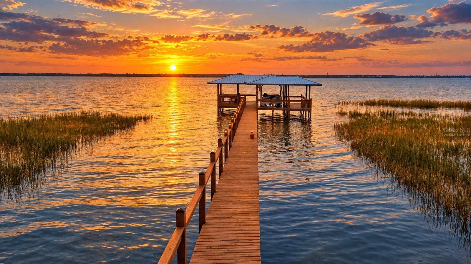 2391 S LAKE REEDY BOULEVARD, Frostproof, FL 33843 180', boat house, virtually staged