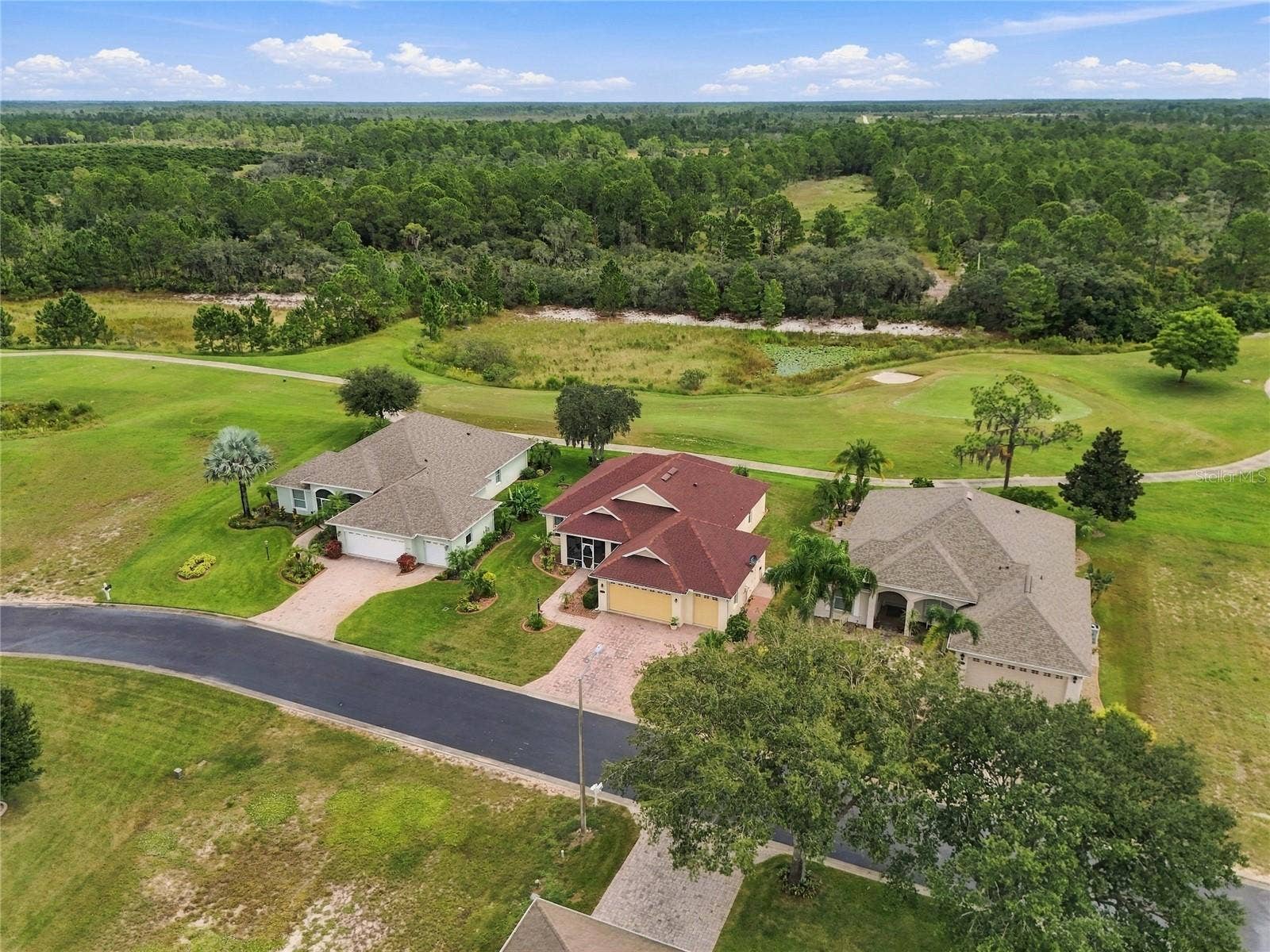 Aerial view of propert