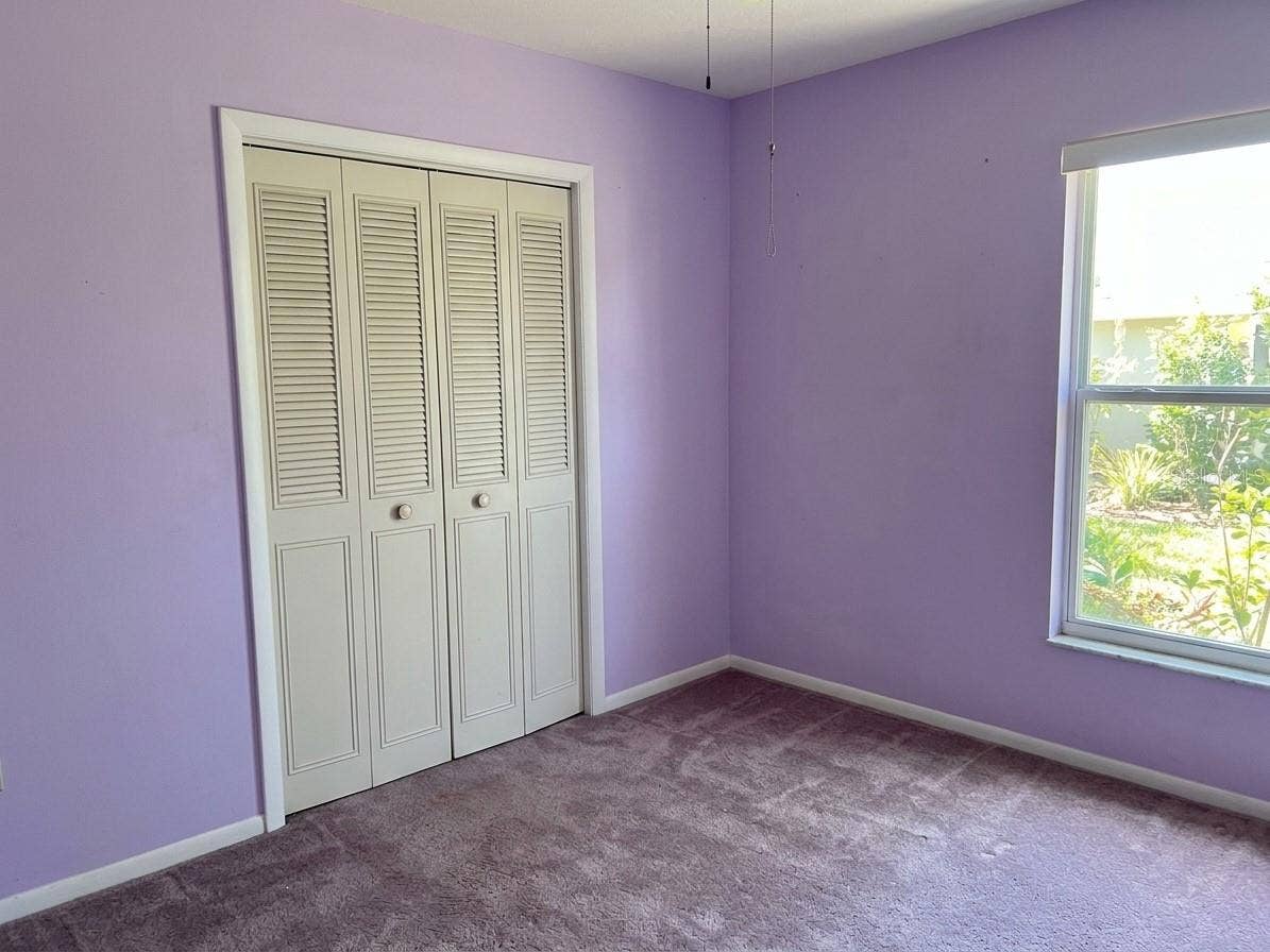 Virtual staged bedroom