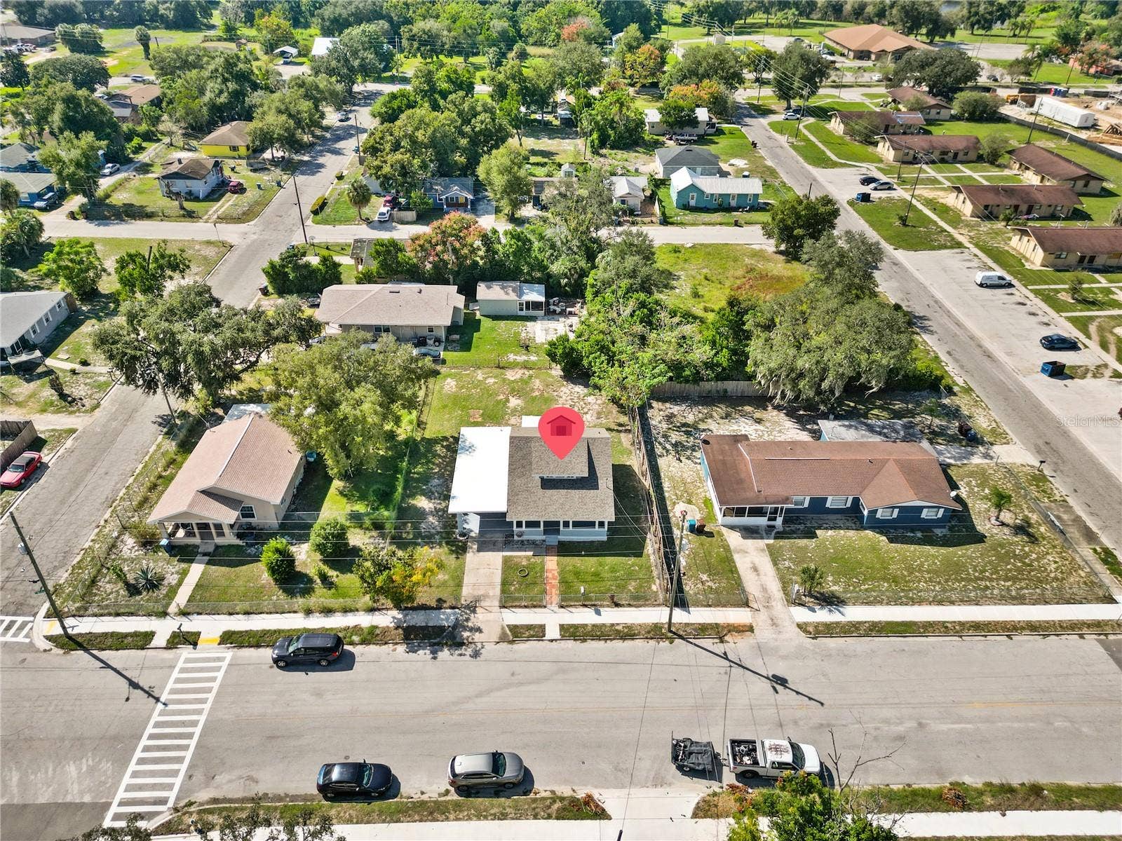 403 N WETMORE STREET, Lake Wales, FL 33853 Aerial view of home