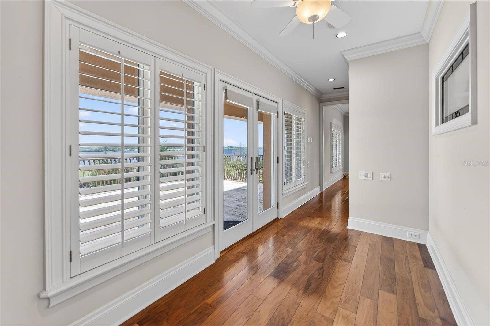 501 ADAMS BARN ROAD, Auburndale, FL 33823 Balcony doors from primry bedroom suite