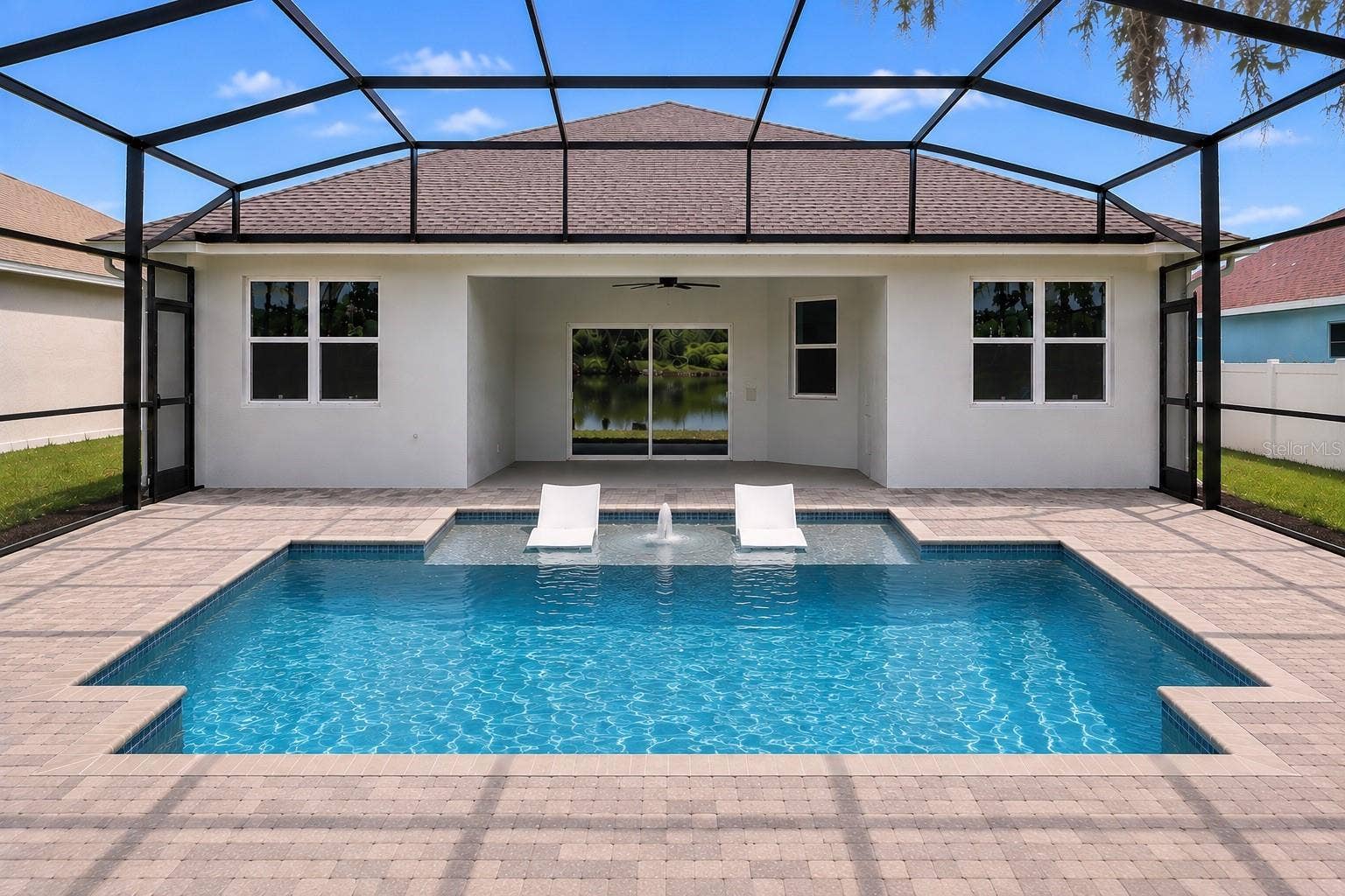 4545 FAIRWAY OAKS DRIVE, Mulberry, FL 33860 Pool rendering. Pool permitting in process.