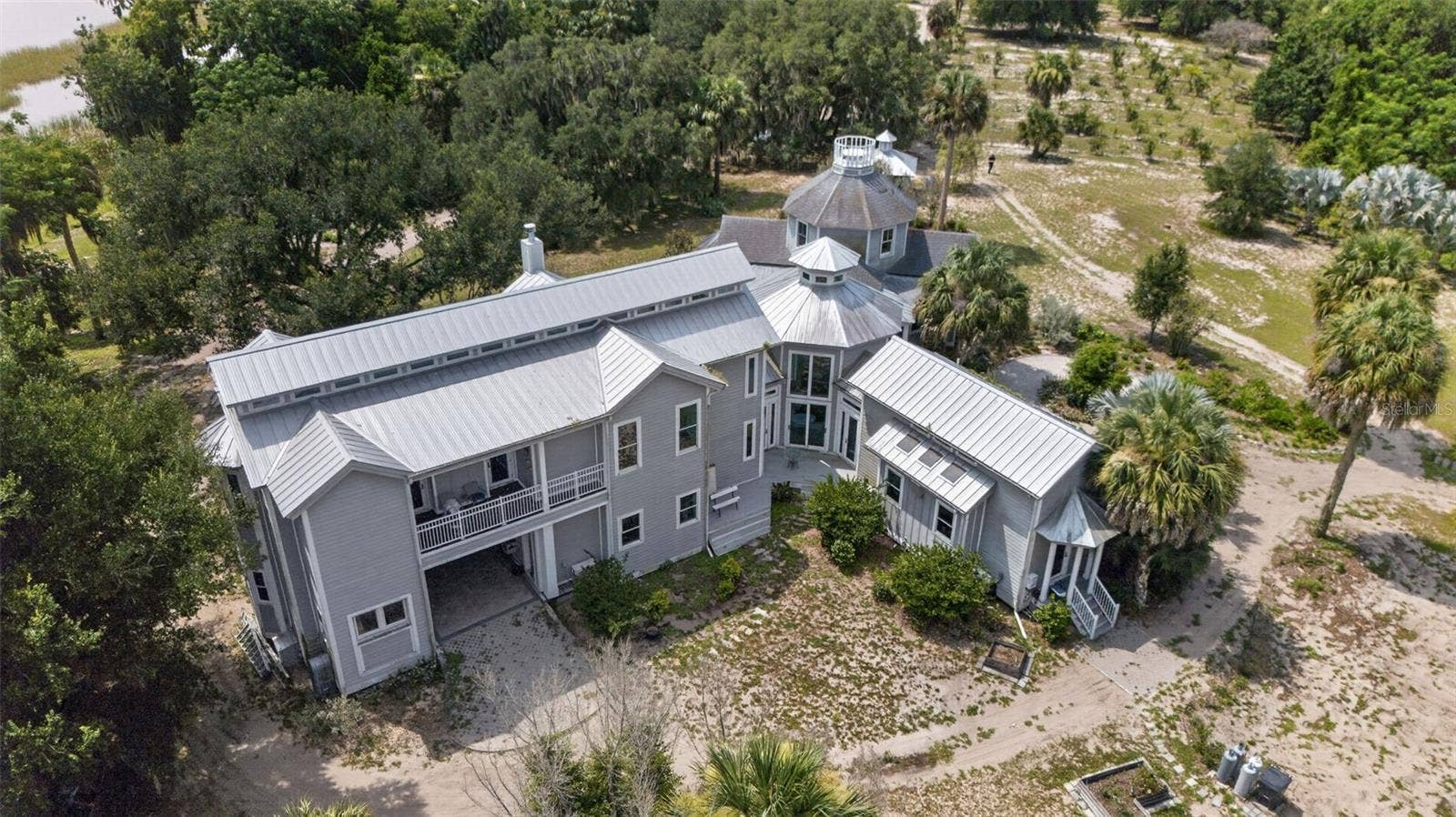 7950 BANNON FISH CAMP ROAD, Haines City, FL 33844 AERIAL VIEW OF THE ESTATE HOME BANNON ISLAND L4961212