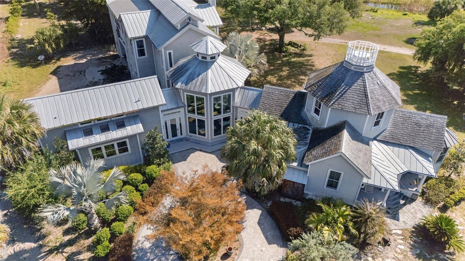 7950 BANNON FISH CAMP ROAD, Haines City, FL 33844 AERIAL VIEW OF THE ESTATE HOME BANNON ISLAND L4961212