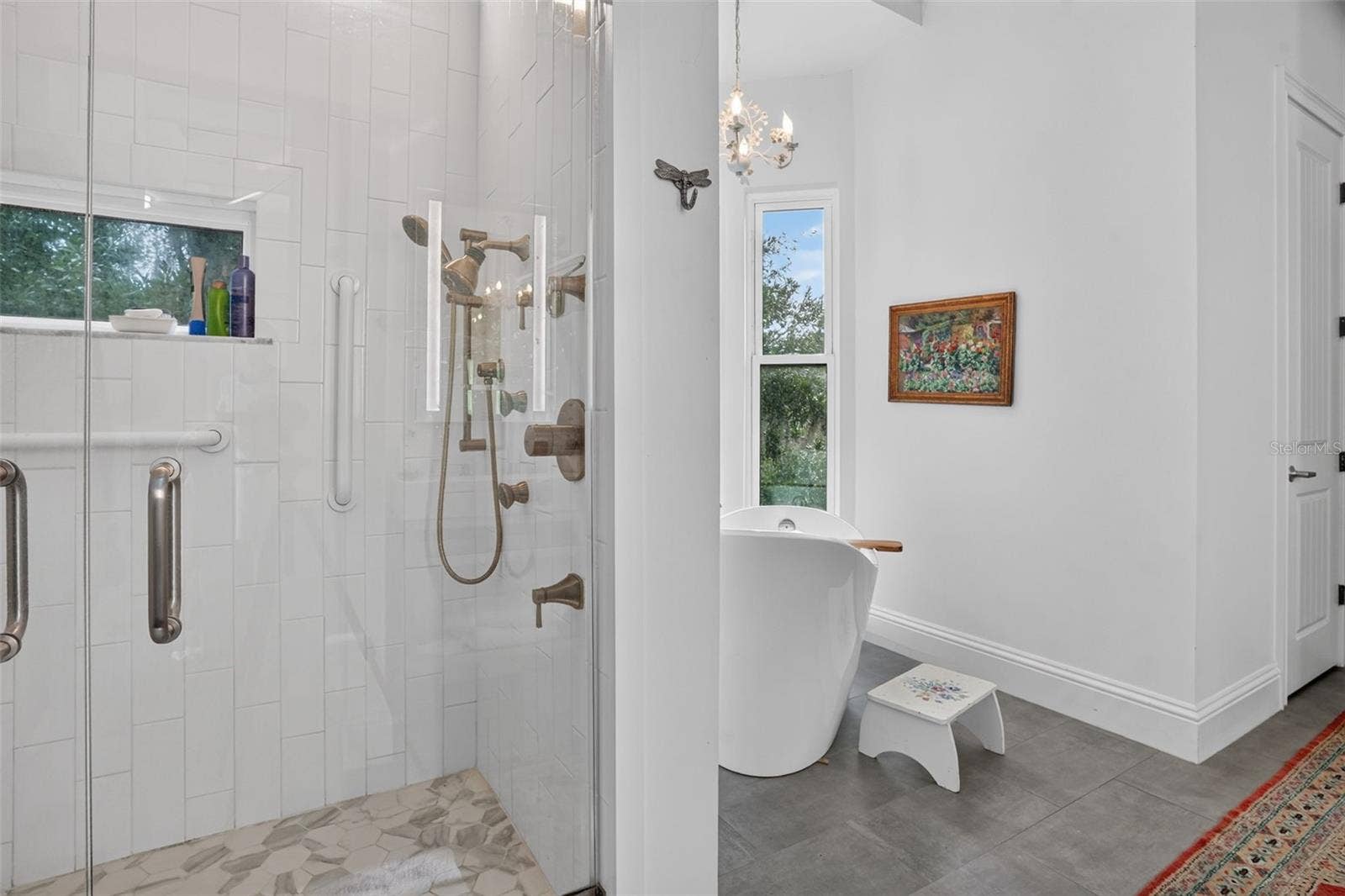 7950 BANNON FISH CAMP ROAD, Haines City, FL 33844 PRIMARY BATHROOM IN THE PRIMARY SUITE WITH WALK IN SHOWER BANNON ISLAND L4961212