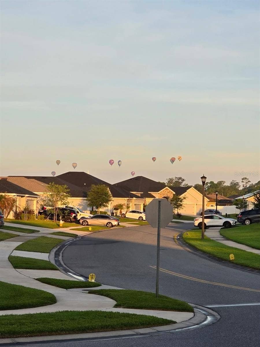 1444 CYPRESS VIEW LANE, Lakeland, FL 33811 View of Hot Air Balloon Show from the Lakeland Sun and Fun Air Show