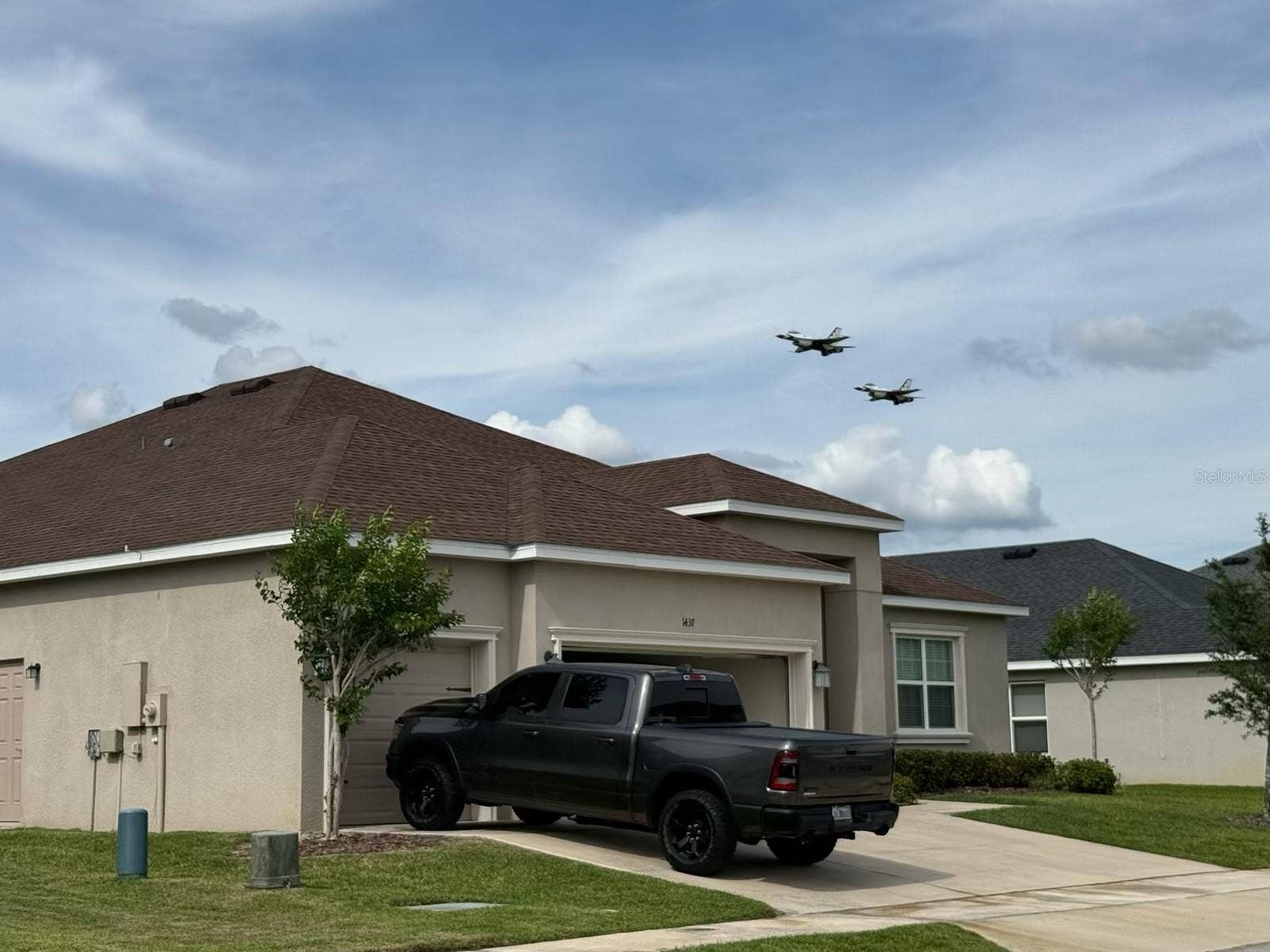 1444 CYPRESS VIEW LANE, Lakeland, FL 33811 View of the Aerial Show from the Lakeland Sun and Fun Air Show