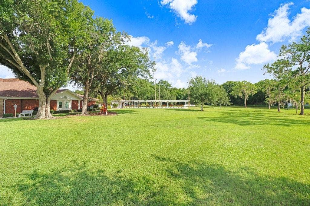 Clubhouse and shuffleboard courts