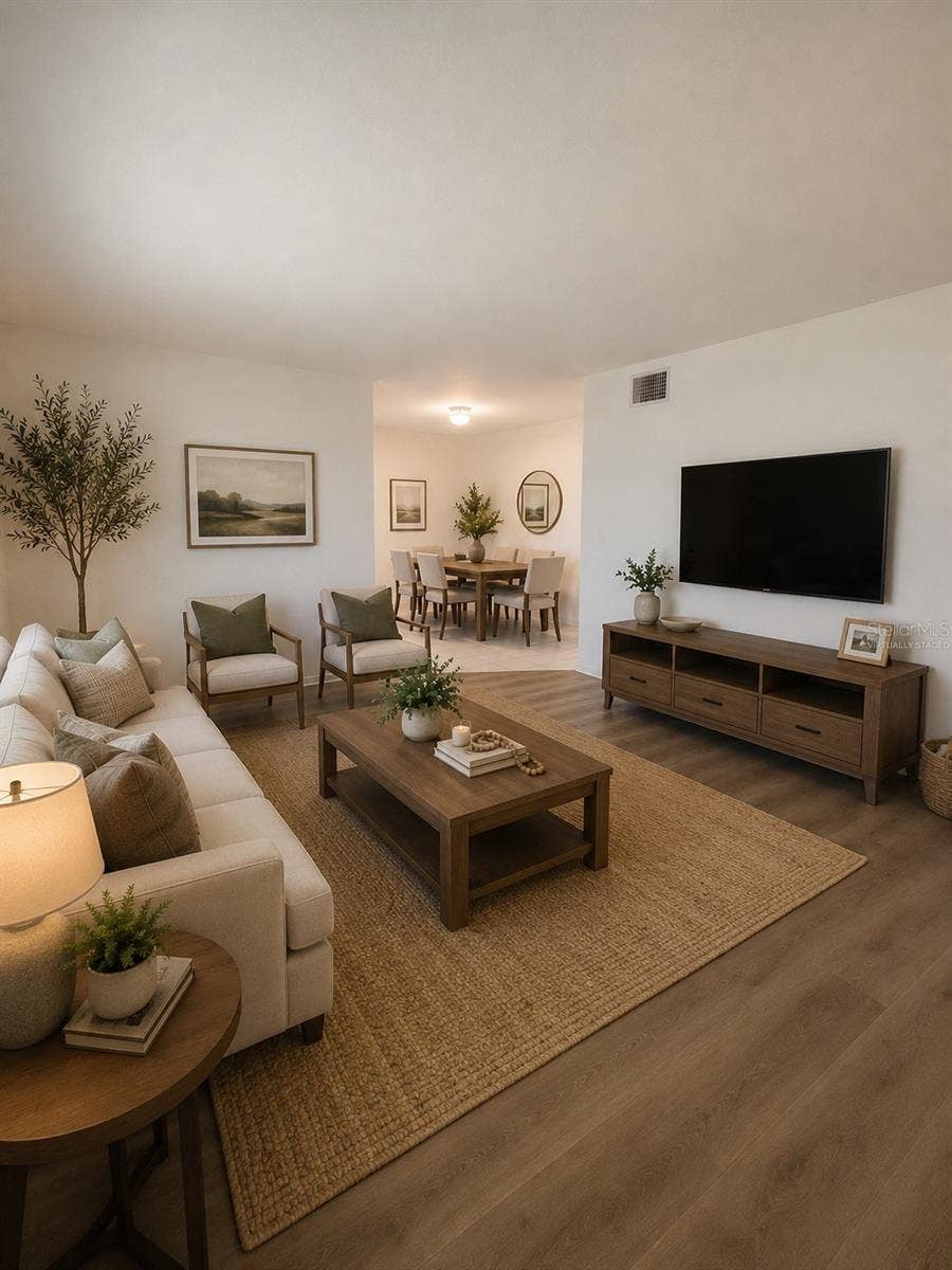 1700 6TH STREET NW, #A38, Winter Haven, FL 33881 Virtually staged Living Room