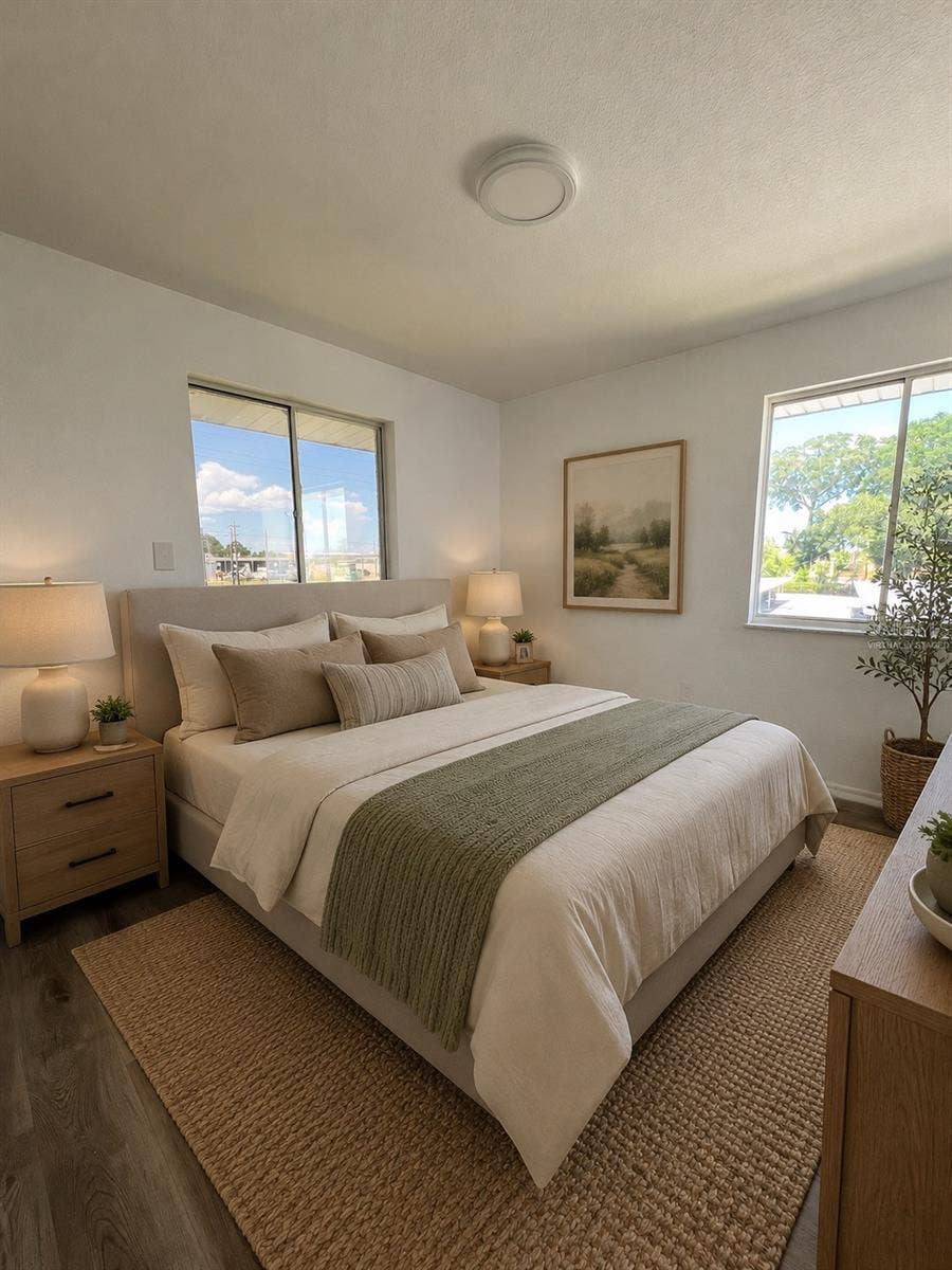 1700 6TH STREET NW, #A38, Winter Haven, FL 33881 Virtually staged Bedroom 2