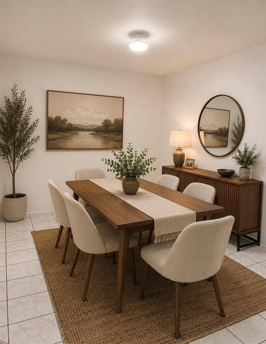 1700 6TH STREET NW, #A38, Winter Haven, FL 33881 Virtually Staged Dining Room