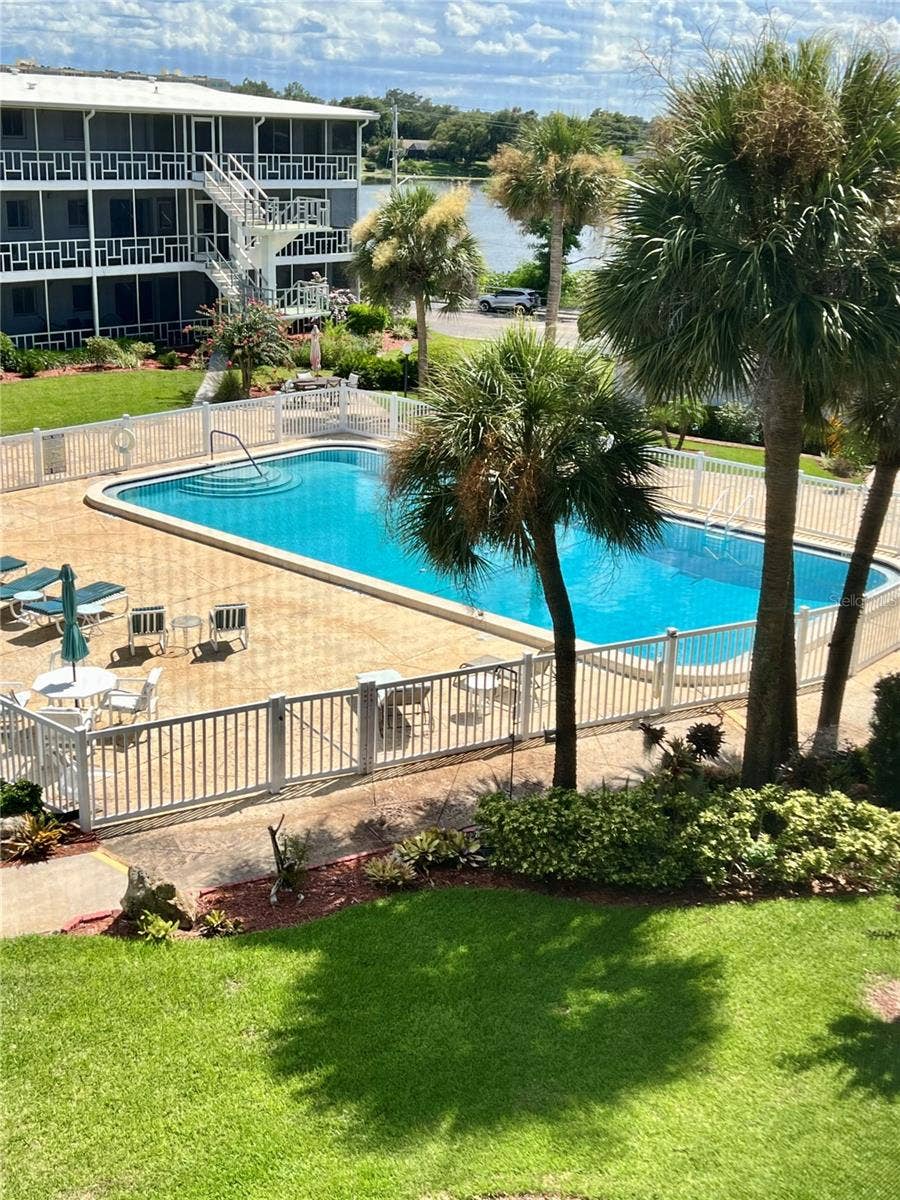 1700 6TH STREET NW, #A38, Winter Haven, FL 33881 View from screened Breezeway in front of unit