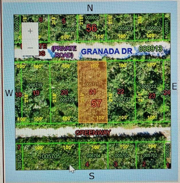 Property photo for 0 GRANADA DRIVE, Indian Lake Estates, FL