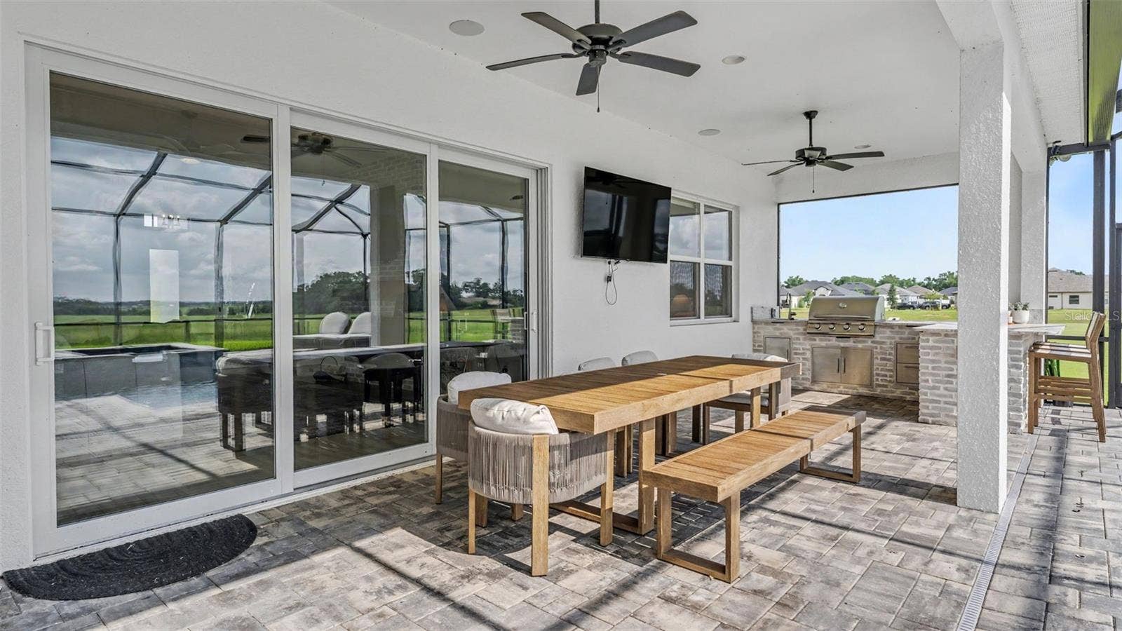 7034 BENTRIDGE DRIVE, Lakeland, FL 33813 Rear Patio