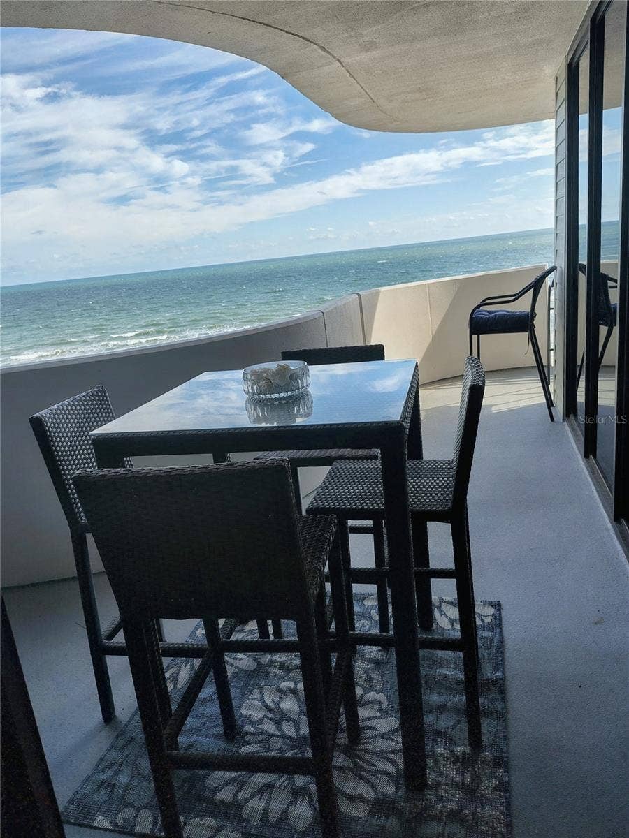 1420 N ATLANTIC AVENUE, #1102, Daytona Beach, FL 32118 Guest Bedroom Balcony