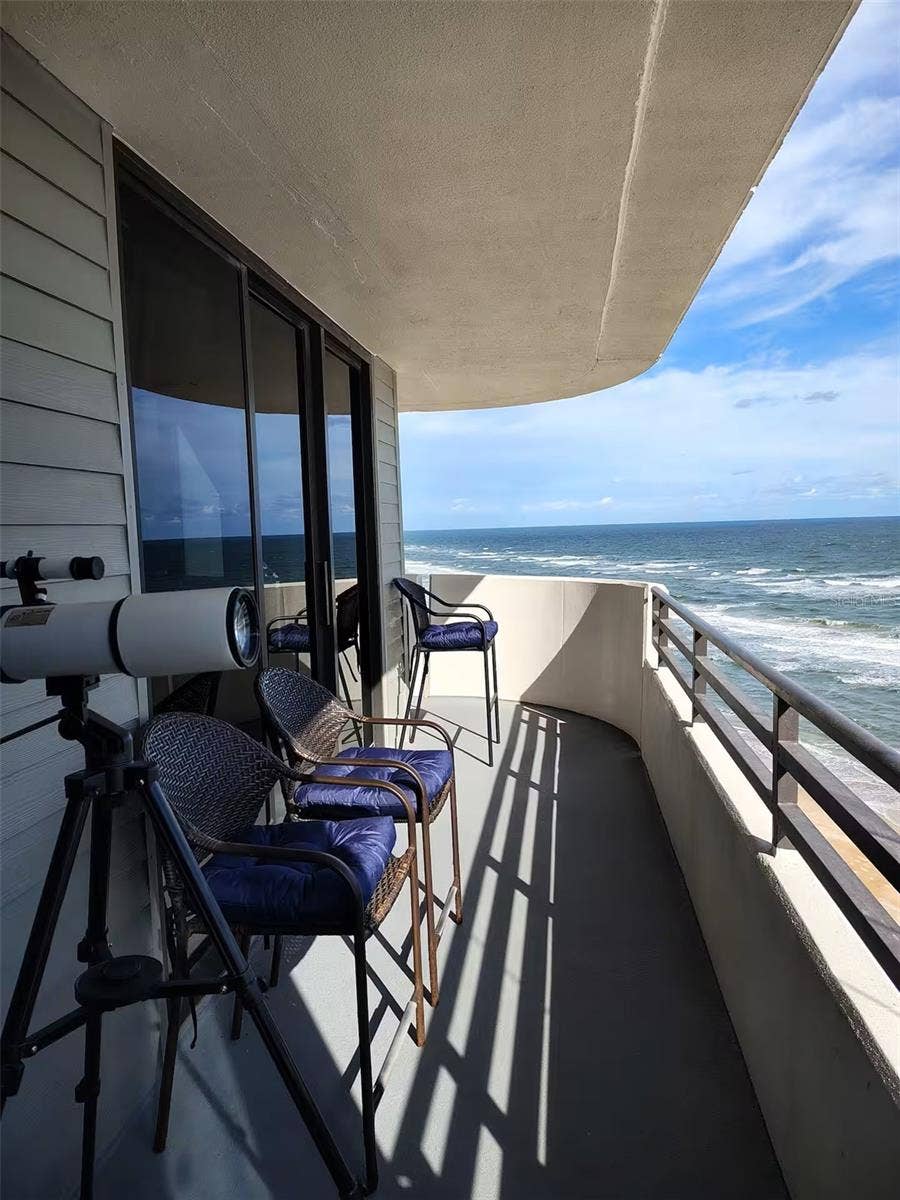 1420 N ATLANTIC AVENUE, #1102, Daytona Beach, FL 32118 Primary Bedroom Balcony