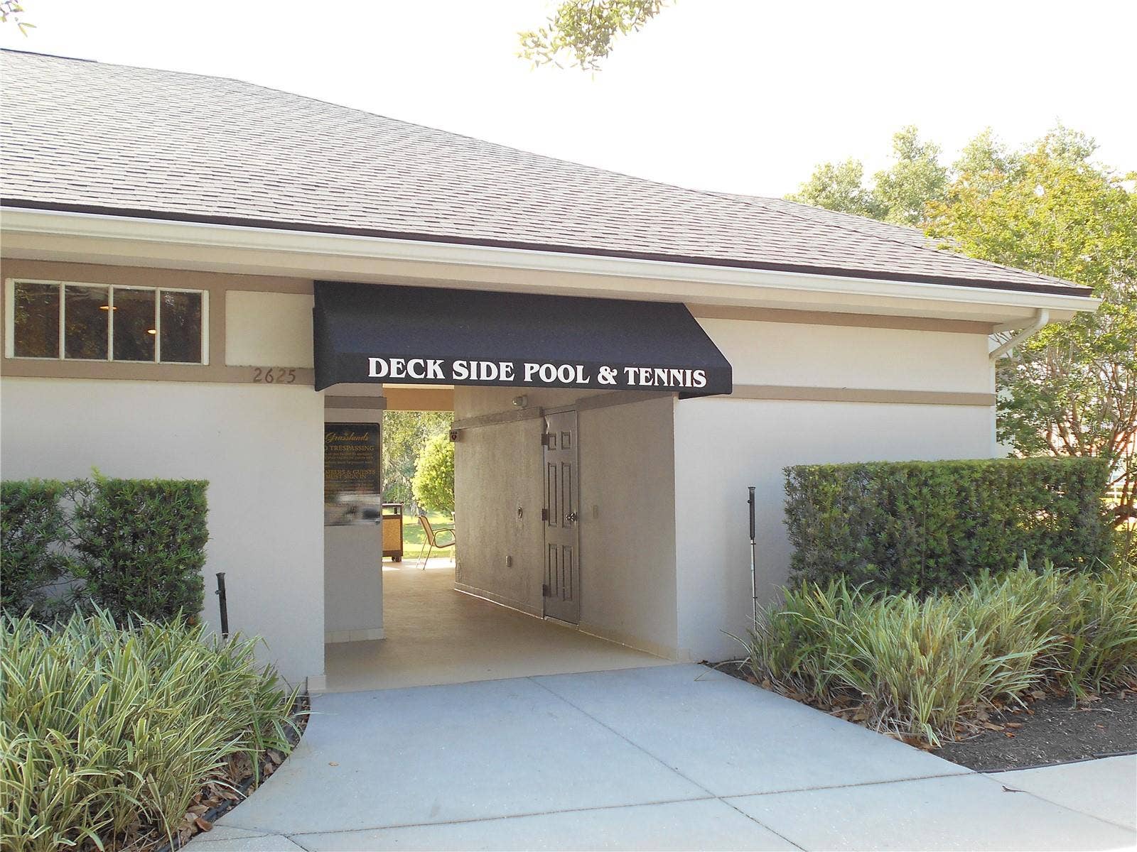 2734 BELLERIVE DRIVE, Lakeland, FL 33803 A short distance away is the Deck Side Pool and Tennis Complex that also houses locker rooms and a fitness room.